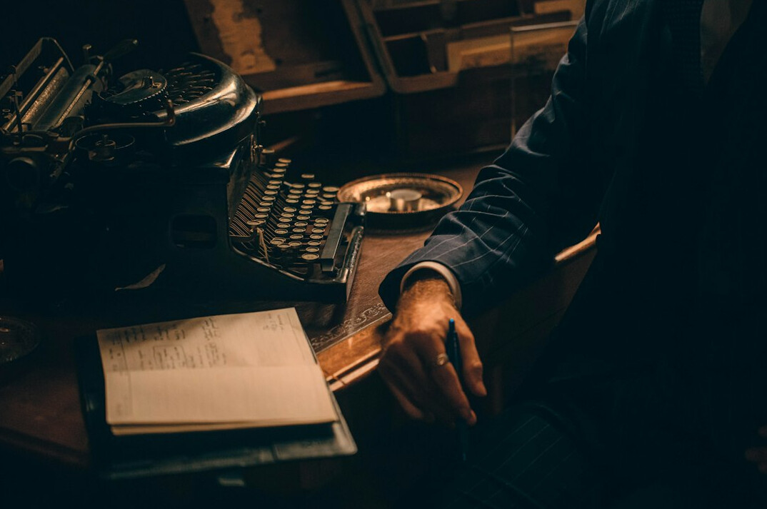 detective reviewing notes