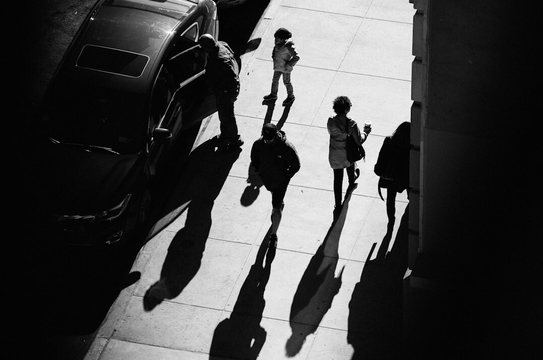 private investigator in shadows